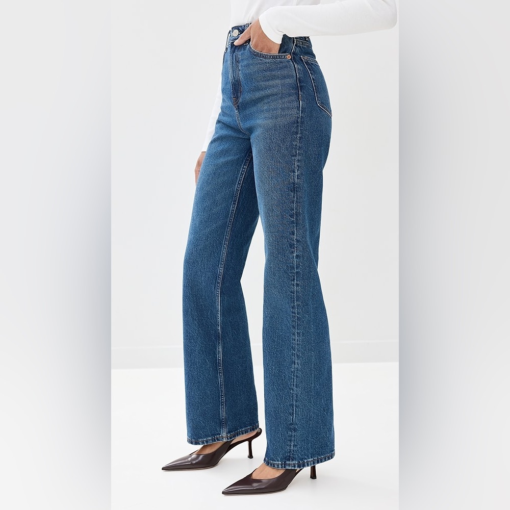Reformation High Rise Blue Jeans